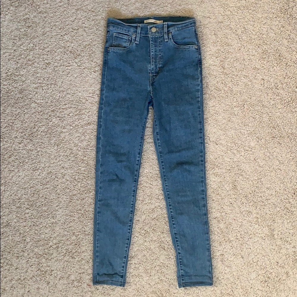 Levi’s mile high super skinny size 25